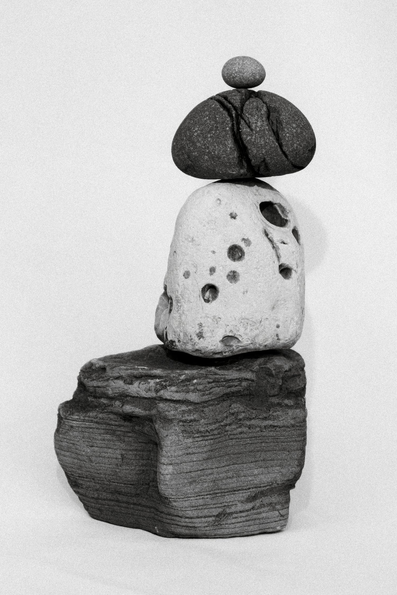 Stones stacked into a quiet, imperfect balance.